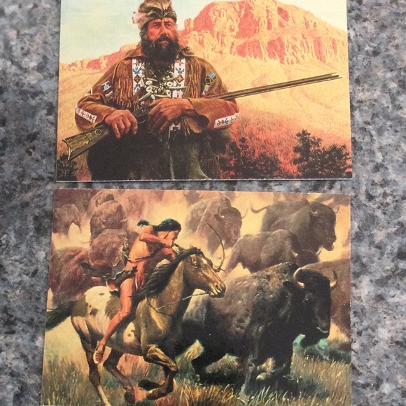 3 sets Wild West trading cards. Art of Mort Kunstler. 1996 - Picture 5 of 11